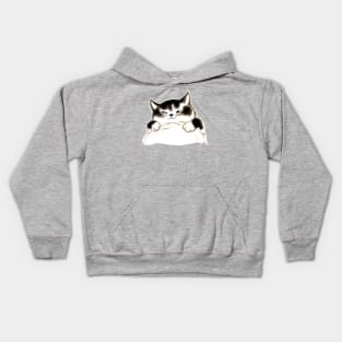 Hug me fat cat Kids Hoodie